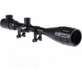 Aesco 6-24X50 Aoe Dürbünü Çift Işık Kırmızı,yeşil Kaynaklı Zoomlu ( Lisinya )