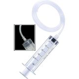 Aesco 60 ml Büyük Hortumlu Plastik Şırınga, 2 Paket