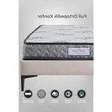 Aesco 90 x 190 cm Ölçülerinde Ultra Full Ortopedik Royal Sünger Yatak, Rahat Uyku Için Ideal