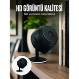 Aesco A9 Mini Wi-Fi Güvenlik Kamerası Hd Gece Görüşlü Hareket Algılamalı Kablosuz Ip Kamera