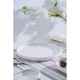 Aesco Acar JEA-07392 Rumi 2 Adet Porselen Yuvarlak Servis Tabak 27 cm