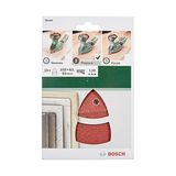 Aesco Accessories Zımpara Kağıdı (Çoklu Zımpara Makinesi Için, Farklı Malzemeler, 10 Adet, 102 x 62/93 Mm, Granülasyon 120)