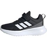 Aesco Adidas Fortarun 4.0 El C Unisex Çocuk Spor Ayakkabı Düşük Bilekli (Futbol Dışı) Cblack/ftwwht/carbon 35 - (DipCamo)Charcoal-White