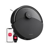 Aesco Akıllı Robot Süpürge, Yüksek Teknolojili Temizlik Cihazı Siyah Renk