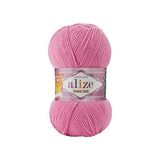 Aesco Alize Cotton Gold El Örgü Ipi - 1 Adet -%55 Pamuklu Amigurumi ve Bebek Yünü - Tüylenmez Yumuşak Doku - 100GR, 330 Metre (35 Yeşil) - 41 Delft Blue