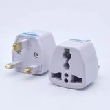 Aesco Amerikan, Ingiltere, Dubai, Hong Kong, Irlanda, Kıbrıs Seyahat Fişi Adaptörü Tip G Plug Adapter Üniversal 3 Pinli Ingiliz Fiş Tersi 1 Adet ES5150