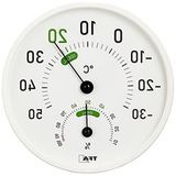 Aesco Analog Termal Higrometre - Iç ve Dış Mekan Kullanımı Için Renkli Ekran