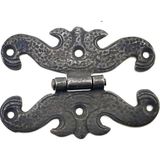 Aesco Antika Tarz Dekoratif Pirinç Kelebek Menteşe - 63X45 Mm, Oksit