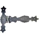 Aesco Antika Tarz Dekoratif Pirinç Kuyruklu Zambak Menteşe - 175X248 Mm, Oksit