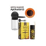 Aesco Aplikatörlü Saç Dolgunlaştırıcı Fiber Topik Toz Koyu Ton Kahverengi 721501