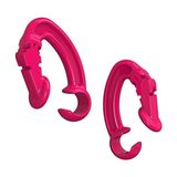 Aesco Apple Airpods 1. / 2. Nesil Pro Frebuds 3 Kulaklık Tutucu Aparat Pembe Koyu
