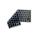 Aesco Apple Magic Keyboard 2 A1644 Uyumlu Klavye Koruyucu Türkçe F Dizilim Daktilo Tipi Silikon Kaplama Uk Iso Ters L Enter Ultra Ince Kaymaz Toz ve Sıvı Koruma Keyboard Cover Siyah