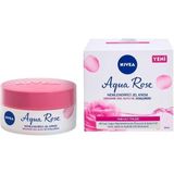 Aesco Aqua Rose Hyaluron ve Organik Gül Suyu Içeren Nemlendirici Jel Yüz Kremi, 50 Ml, 48 Saat Yoğun Nemlendirme, Tüm Cilt Tipleri Için, Işıltılı, Pürüzsüz Cilt