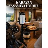 Aesco Araç Içi Telefon Tutucu ve Bardaklık Organizeri Çok Amaçlı Tasarım