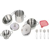 Aesco ATF-3815-1A 11 Parça Çelik Tencere Tava Set