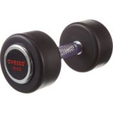 Aesco Avessa OLMP15KG Avessa 15 kg Olimpik Dambıl Kauçuk Kaplı Salon Tipi Dambıl Unisex, Siyah, M