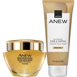 Aesco Avon Anew Altın Içeren Cilt Tazeleyici Gece Kremi ve Soyulabilen Yüz Maskesi Paketi