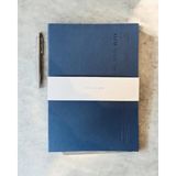 Aesco Aylık Planlayıcı - A4 Boyutunda (21X29.7 Cm), 12 Yaprak - 41 Delft Blue