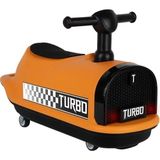 Aesco Babycim Ilk Arabam Turbo Bingit Araba Turuncu URT043-011 - Ahşap