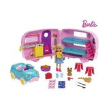 Aesco Barbie Club Chelsea Karavan Barbie Club Chelsea Karavanı Oyun Seti, Chelsea'nin Yavru Köpeği ve Aksesuarlar FXG90 FXG90