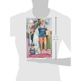 Aesco Barbie Sörf Tahtası ile Ken Bebek, Bükülebilir Sarışın Barbie, Havlu Gibi Temaya Uygun Aksesuarlarıyla Ken Plaj Bebeği, HPT50 - Ahşap