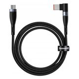 Aesco Baseus Zinc Manyetik Type-C To Dc Square Portu Lenovo Laptop Şarj Kablosu 100W 2M-(5775)