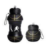 Aesco Basketbol Topu Tasarımlı Akordiyon Su Şişesi