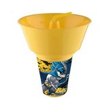 Aesco Batman Lisanslı Cips ve Mısır Kovalı Pipetli Bardak