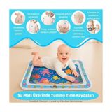 Aesco Bebek Su Oyun Matı (Tummy Time) – Test Raporlu, Sızdırmaz ve Bpa’sız - 0-Kahverengi - 0,60 x 19 x 29 cm