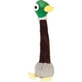 Aesco Beeztees Köpek Oyuncağı Ördek, Peluş, Kahverengi/gri, 40X14,5X6,5CM