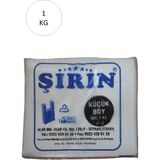 Aesco Beyaz Kalın Atlet Poşet Küçük Boy 25X45 cm 1 kg 1 Paket (Takriben 110 Adet)