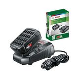 Aesco Bosch Home And Garden 18 Volt Akü ve Al 1830 Cv Şarj Cihazı Başlangıç Seti, 2.5 Ah Akü, 300L/SAAT Debi, 0.365 kg