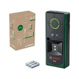 Aesco Bosch Home & Garden Truvo Duvar Dedektörü (Tek Tuşla Kolay Kullanım, Metallerin ve Akım Geçen Kabloların Tespiti, Duvarda 70MM'YE Kadar Çalışma Maesafesi, Geri Dönüştürülmüş Malzemeden Katon Kutu)