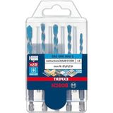 Aesco Bosch Professional Accessories 5x Expert Hex-9 Multiconstruction Delme Ucu Setleri (Beton, Yumuşak Döşemeler, Çelik, Yumuşak Ahşap, Plastik, 4-8 Mm, Aksesuar Döner Matkap/vidalamalar)