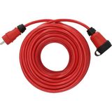 Aesco Brennenstuhl Profesyonel Bremaxx Serisi H07BQ-F 3g2.5 Kablolu 25 Metre Dişi/erkek Dış Mekan Uzatma Kablosu - Ahşap - Bej - Siyah