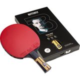 Aesco Butterfly Timo Boll Force Masa Tenisi Raketi Yeni | Saldırı Ping Pong Raketi Lagnus 1,7 mm Lastikli | 5 Katmanlı Bıçak ve Yüksek Döndürme | Ittf Onaylı - Ahşap