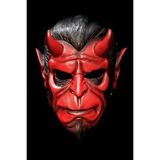 Aesco Cadılar Bayramı Için Kırmızı Hellboy Temalı Maske