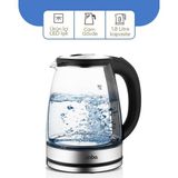 Aesco Cam - Ledli Kettle 1.8lt Gizli Rezistans - Kablosuz 360 Derece Gövde 1500W SK-8033