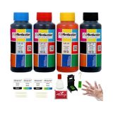 Aesco Canon Uyumlu Pg-46 Cl-56 Aparatlı Kartuş Dolum Seti 4 x 100 ml (E404, E414, E464)