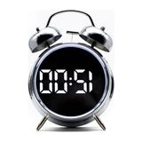 Aesco Çift Alarm Fonksiyonlu LED Ekranlı Masa Saati