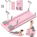 Aesco Çok Fonksiyonlu Pilates Reformer Aleti, Direnç Bantlı ve Ev Kullanımı Için Uygun