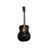 Aesco Cort Ince Kasa Elektro Akustik Gitar AF510E-BKS (Mat Siyah)