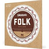 Aesco D'addario Gitar Telleri - Halk Naylon Gitar Telleri - EJ34 Klasik Gitar Telleri - Naylon Çekirdekli, Top Uçlu - 80/20 Bronz Sargı, Siyah Naylon Üçlü - 3 Renk Sunburst