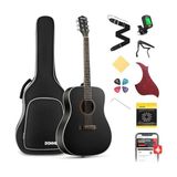 Aesco Dag-1cb Dreadnought Akustik Gitar Seti (Siyah)