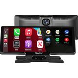 Aesco Dark 10.26" IPS Apple Carplay & Android Auto/airplay, Android Cast Ekran Yansıtma Ön & Arka Kameralı Torpido Üstü Araç Ekranı (DK-VA-CMP1010)