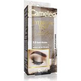 Aesco Delia Cameleo Eyebrow Tint Amonyaksız Kaş Boyası Koyu Kahve - 001