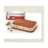 Aesco Delibake Dikdörtgen Kelepçeli 36 x 24 cm Kek Kalıbı - 2100104743 - 0,60 x 19 x 29 cm