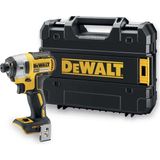 Aesco Dewalt DCF887NT Akülü Darbeli Tornavida (18 Volt, 205 Nm Tork, 1/4 Inç Altıgen Soket, Fırçasız, LED Diyot, Aksesuarlar ve Tstak Kutusu Dahil, Pil ve Şarj Cihazı Olmadan) Siyah/sarı