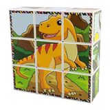 Aesco Dinozorlar 3D Manyetik Puzzle Seri 2 - (9 Mıknatıslı Küp 6 Dinazor Yapboz)