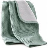 Aesco Dreamline Bebek Battaniyesi Yeşil 75X100 CM%100 Pamuk Hipoalerjenik, DREAM01 - 58 x 42 cm - 1 x 32 x 27 cm